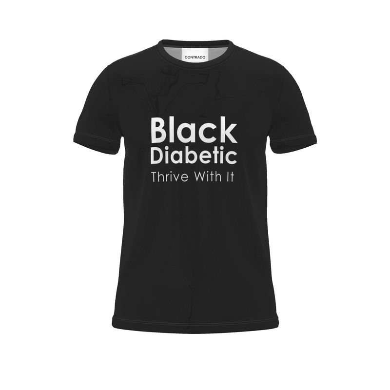 Black Diabetic Thrive With it Tshirt